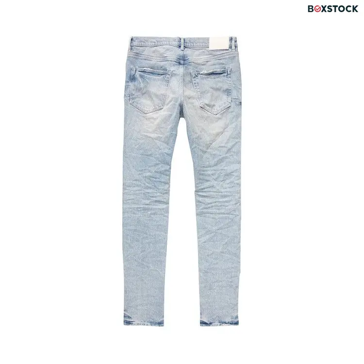 PURPLE BRAND Low Rise Skinny Jeans 'Light Indigo/White' Blue Fall/Winter 2023