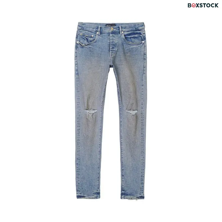 PURPLE BRAND Low Rise Skinny Jeans 'Vintage Indigo/Faded Grey Overdye' Blue Fall/Winter 2022