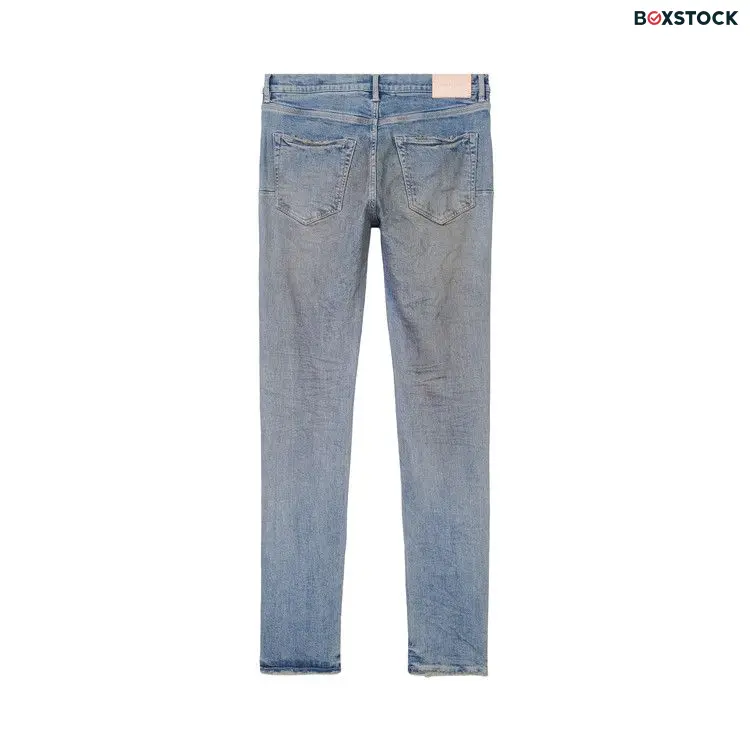 PURPLE BRAND Low Rise Skinny Jeans 'Vintage Indigo/Faded Grey Overdye' Blue Fall/Winter 2022