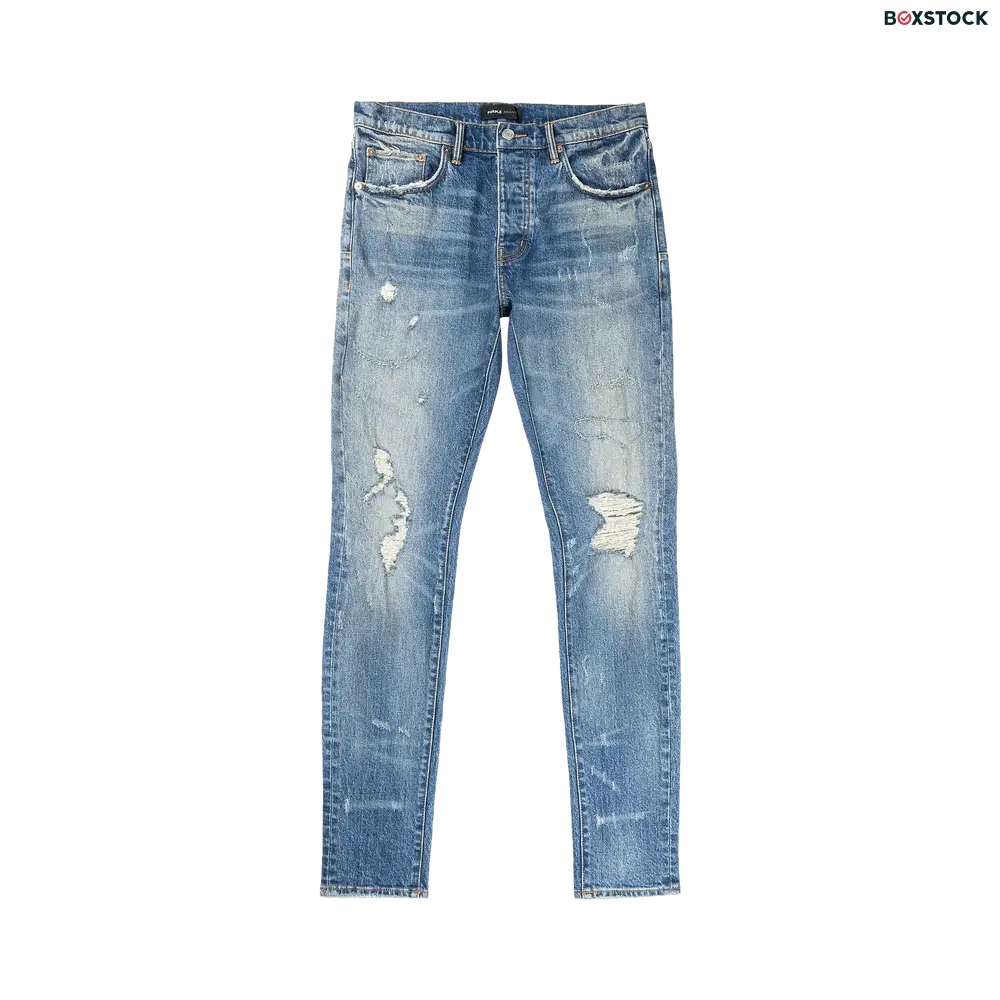 PURPLE BRAND Low Rise Slim Jeans 'Mid Indigo' Blue Spring/Summer 2024