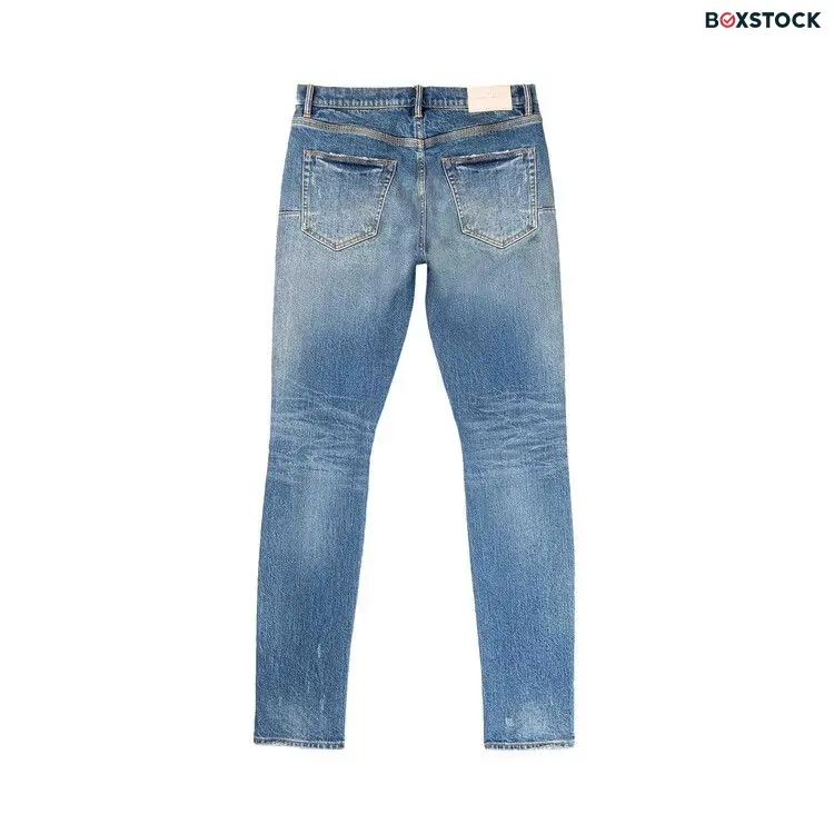 PURPLE BRAND Low Rise Slim Jeans 'Mid Indigo' Blue Spring/Summer 2024