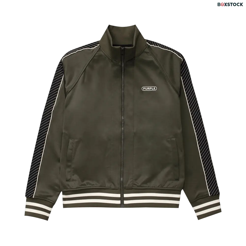 PURPLE BRAND Poly Tricot Track Jacket 'Green' Fall/Winter 2022