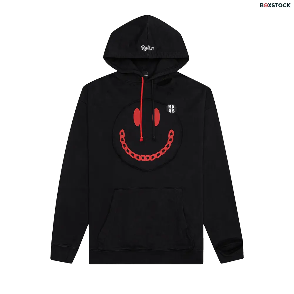 raf simons Raf Simons Destroy Washed Print Regular Fit Hoodie 'Black' Spring/Summer 2022