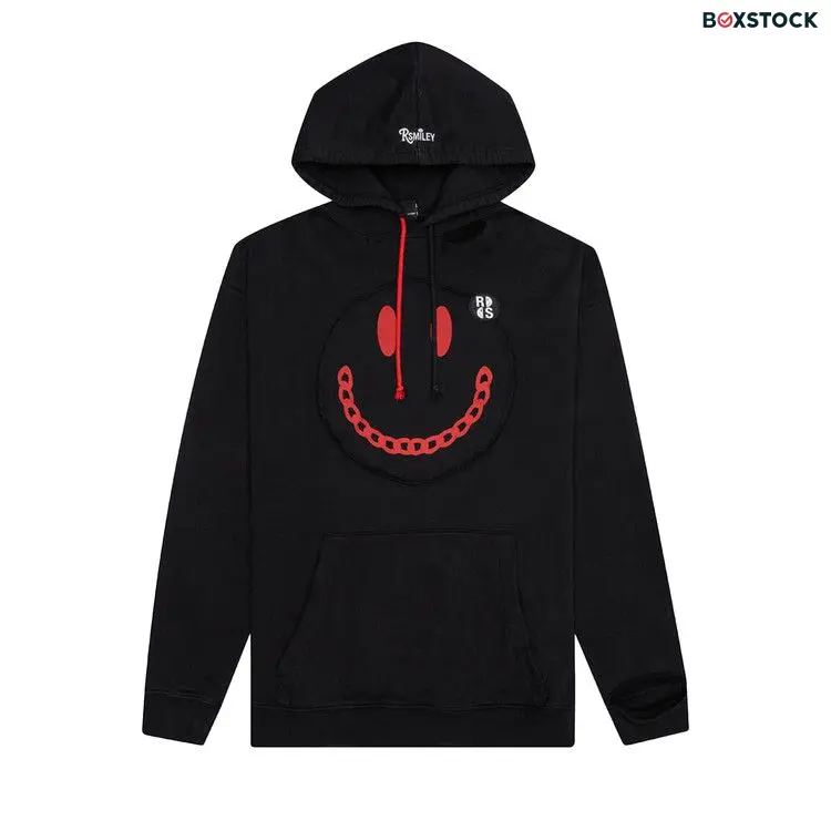 Raf Simons Destroy Washed Print Regular Fit Hoodie 'Black' Spring/Summer 2022