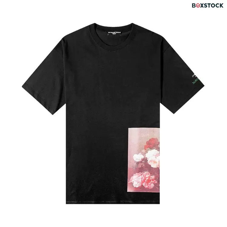 Raf Simons Redux Large Short-Sleeve T-Shirt With Flower Print 'Black' Spring/Summer 2021