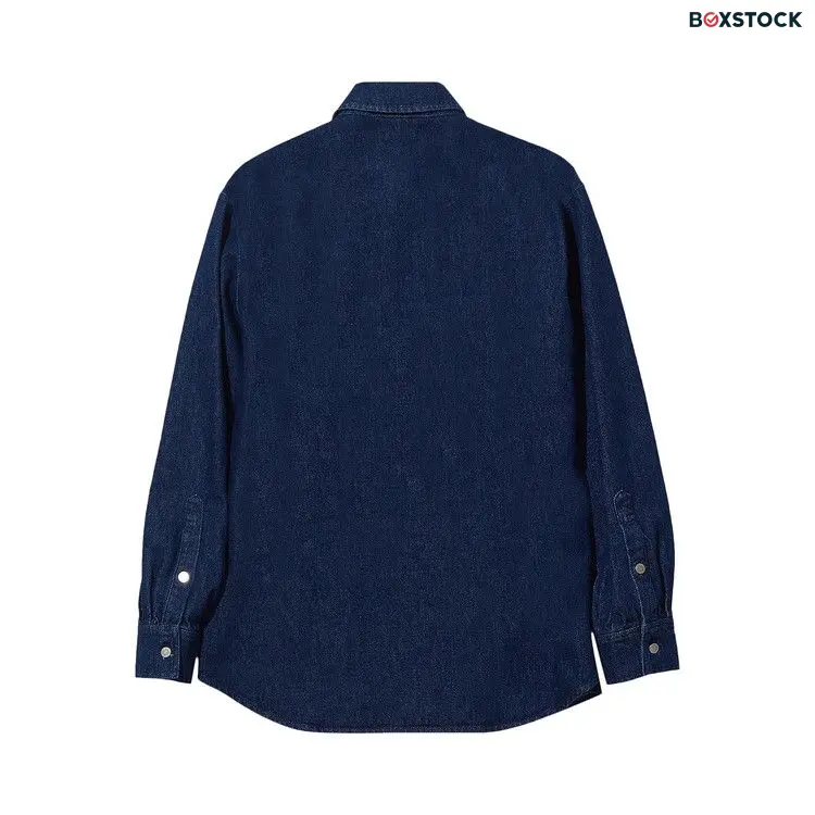 Raf Simons Logo Patch Denim Shirt 'Blue' Spring/Summer 2022