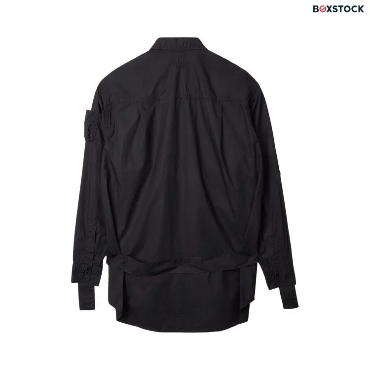 Raf Simons Redux Pockets And Straps Shirt 'Black' Spring/Summer 2021