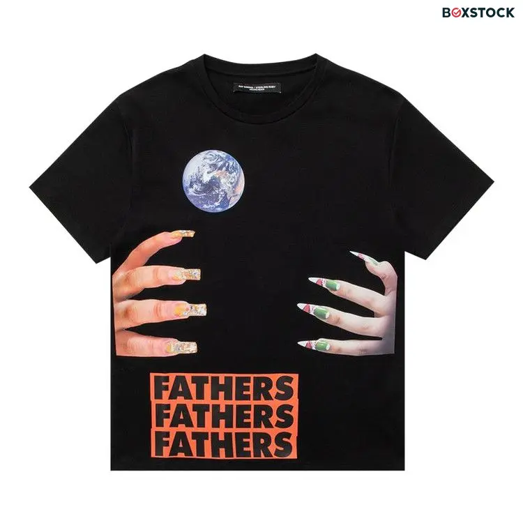 Raf Simons Redux Slim Fit Short Sleeved T-Shirt With Graphic Nails 'Black' Spring/Summer 2021