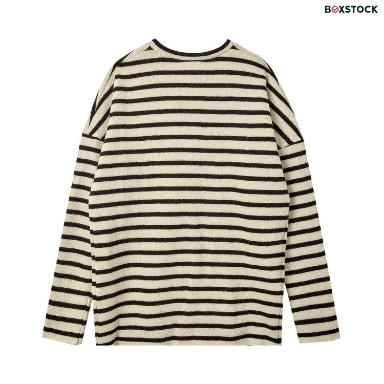 Raf Simons Redux Striped Sweater With Patches 'Off White/Black' Multi-Color Spring/Summer 2021