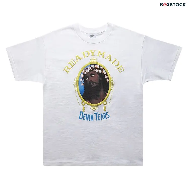READYMADE x Denim Tears Cotton Wreath T-Shirt 'White' Fall/Winter 2022
