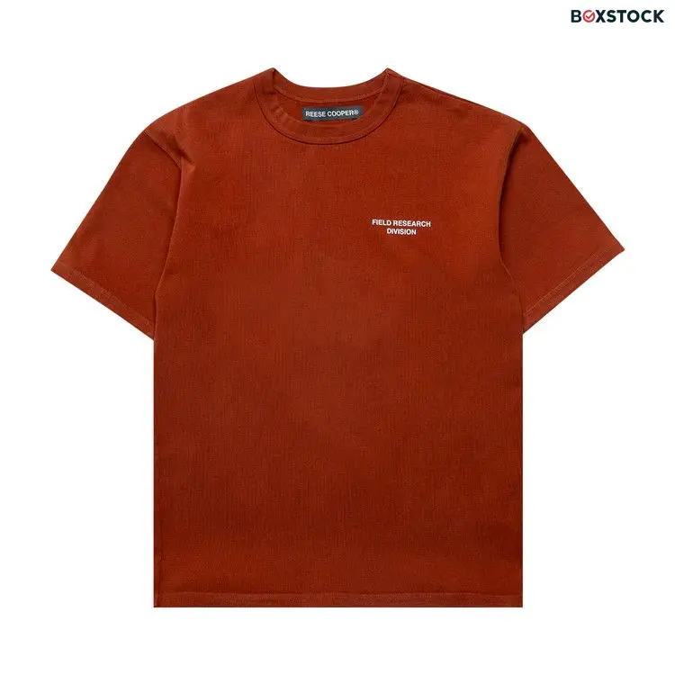 Reese Cooper Field Research Division Tee 'Burnt Orange' Fall/Winter 2023