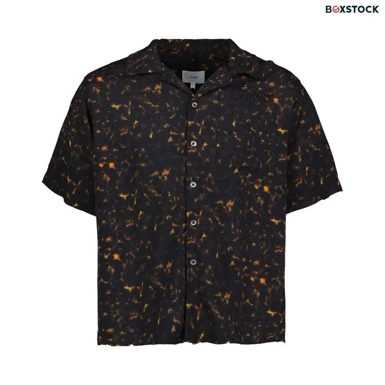 Rhude Rayon Tortoise Shirt 'Black/Multicolor' Fall/Winter 2023