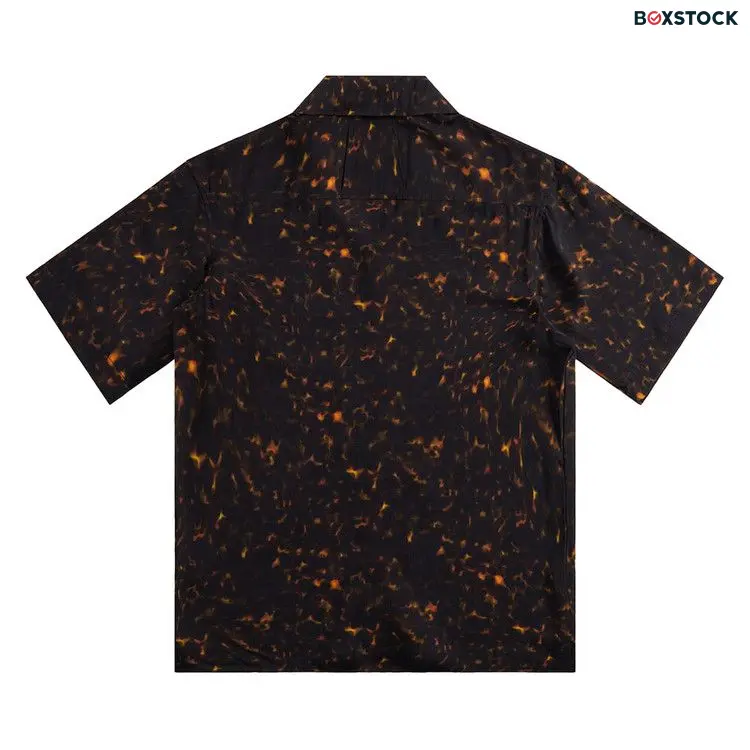 Rhude Rayon Tortoise Shirt 'Black/Multicolor' Fall/Winter 2023