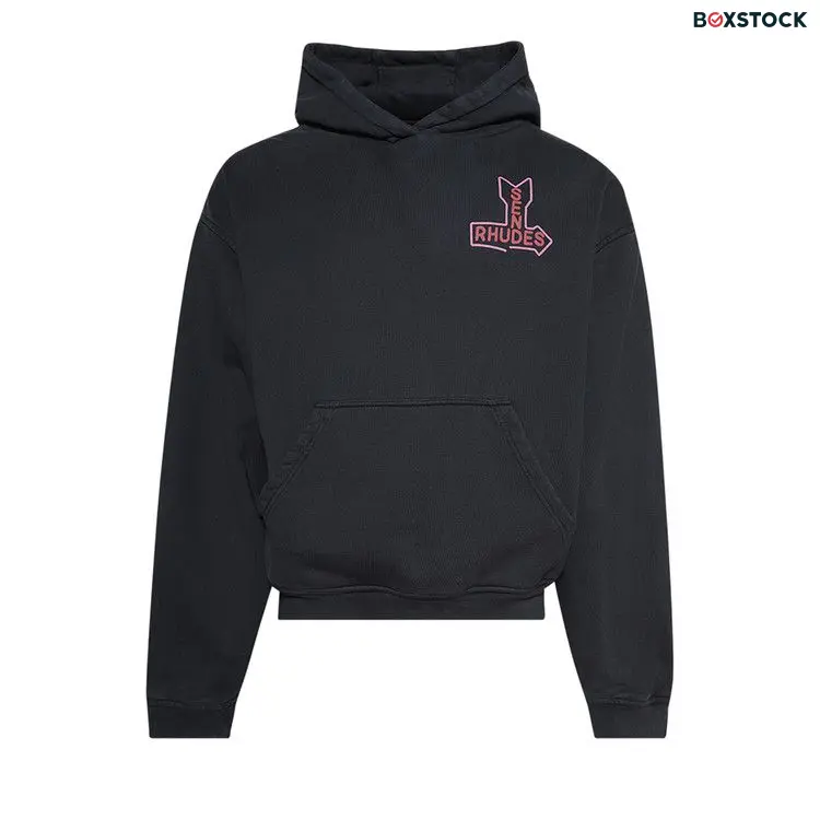 Rhude Send Rhudes Hoodie 'Vintage Black' Fall/Winter 2024