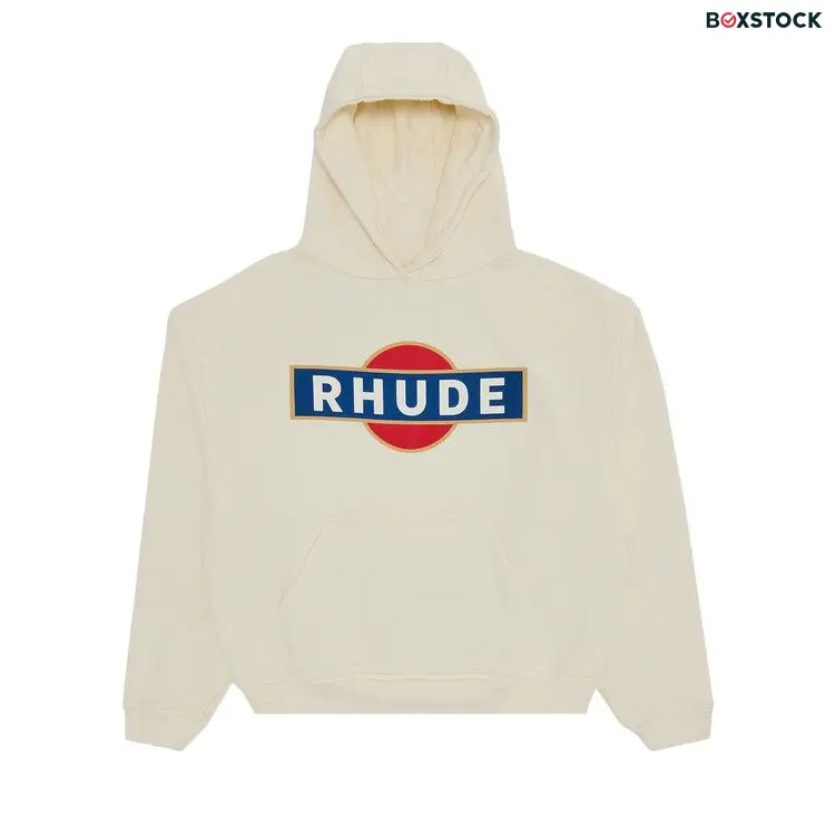 Rhude Vintage Racer Hoodie 'Vintage White' Pre-Fall 2024 PF24HO02012