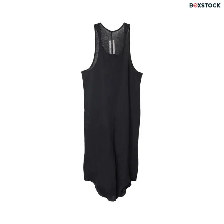 Rick Owens Basic Rib Tank Knit Top 'Black' Spring/Summer 2024