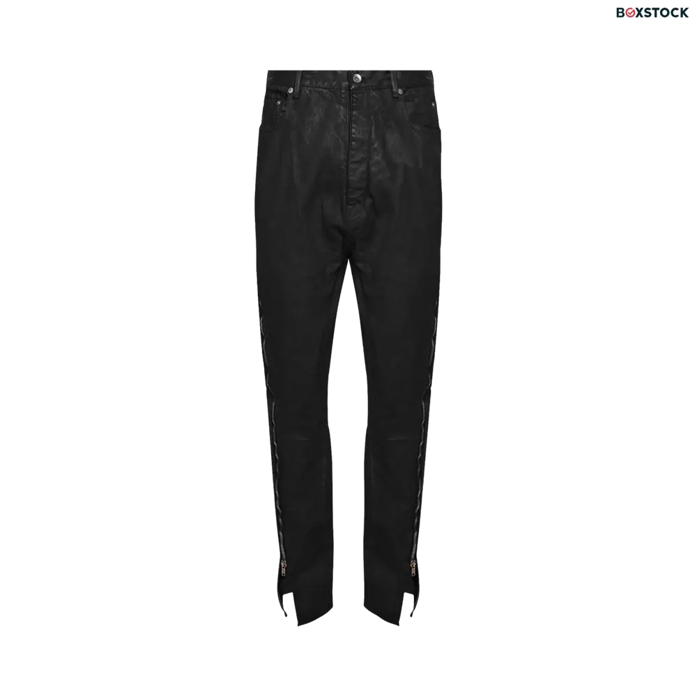 Rick Owens Denim Bolan Banana Pants 'Black/Wax' Spring/Summer 2024