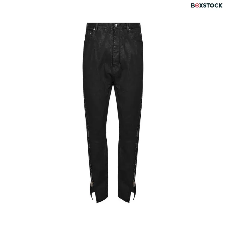 Rick Owens Denim Bolan Banana Pants 'Black/Wax' Spring/Summer 2024