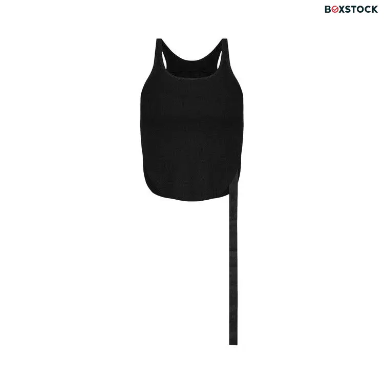 Rick Owens DRKSHDW Basic Tank Cropped Top 'Black' Fall/Winter 2024