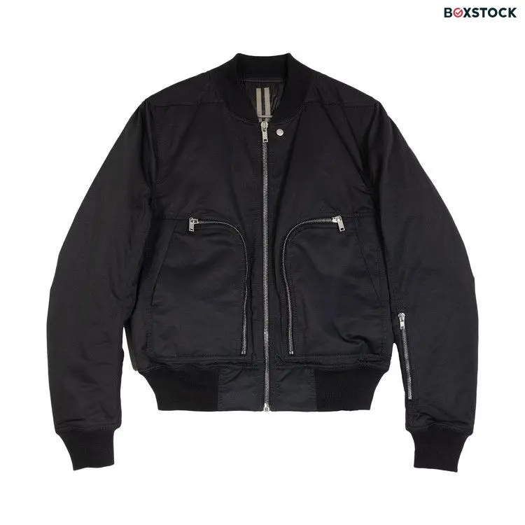 Rick Owens DRKSHDW Bauhaus Flight Bomber Jacket 'Black' Fall/Winter 2024