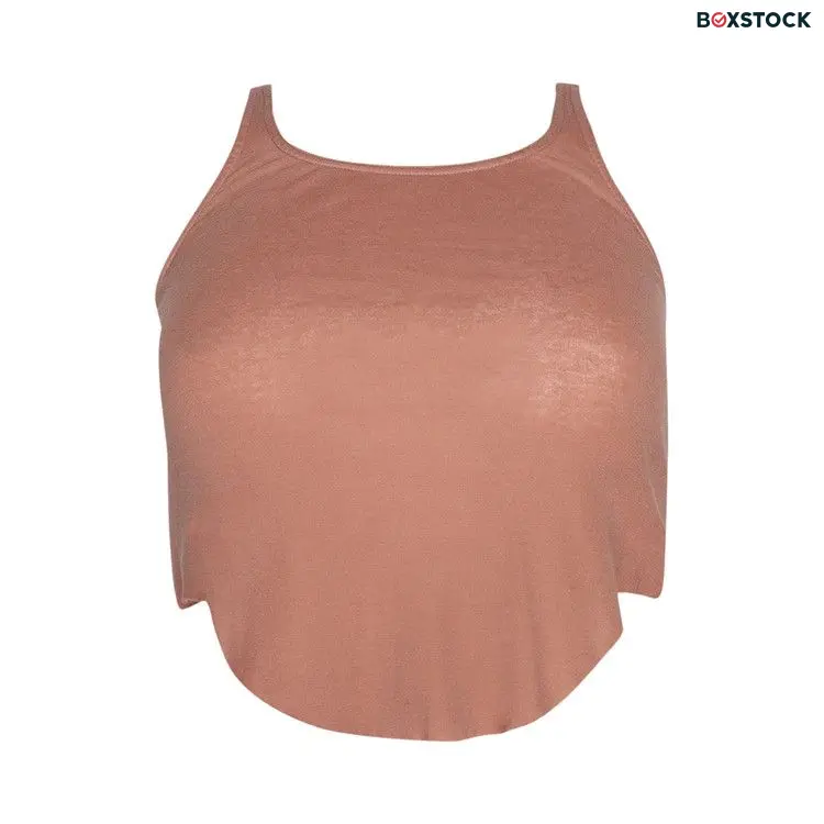 Rick Owens DRKSHDW Basic Cropped Tank 'Dark Pink' Spring/Summer 2024