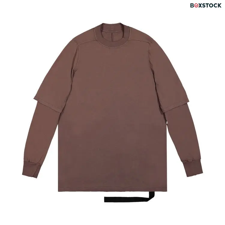 Rick Owens DRKSHDW Hustler Long-Sleeve T-Shirt 'Mauve' Pink