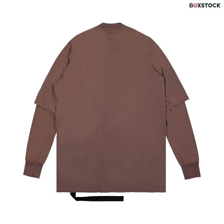 Rick Owens DRKSHDW Hustler Long-Sleeve T-Shirt 'Mauve' Pink