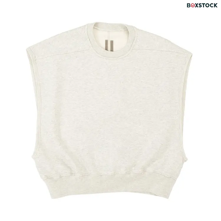 Rick Owens DRKSHDW SL Tatlin Vest 'Milk Melange' White Spring/Summer 2023