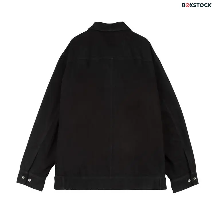 Rick Owens DRKSHDW Sphinx Jumbo Worker Jacket 'Black' Spring/Summer 2024