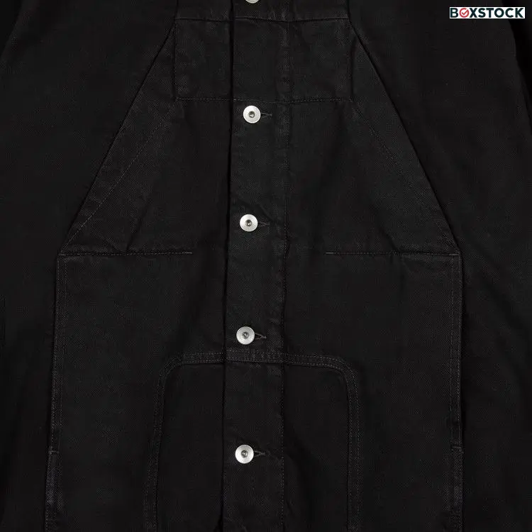 Rick Owens DRKSHDW Sphinx Jumbo Worker Jacket 'Black' Spring/Summer 2024