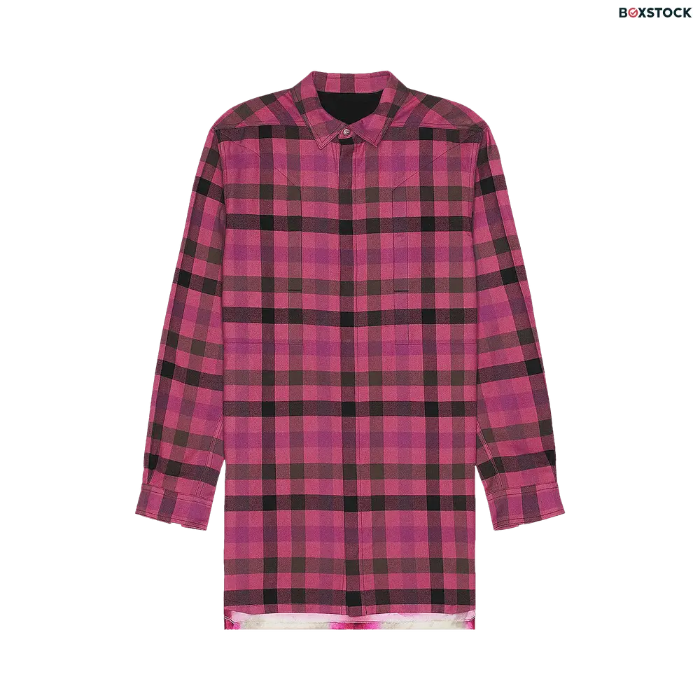 Rick Owens Fog Pocket Outershirt 'Fuschia' Pink Spring/Summer 2023