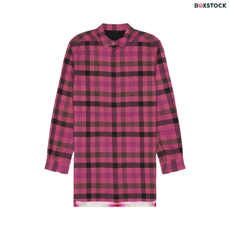 Rick Owens Fog Pocket Outershirt 'Fuschia' Pink Spring/Summer 2023