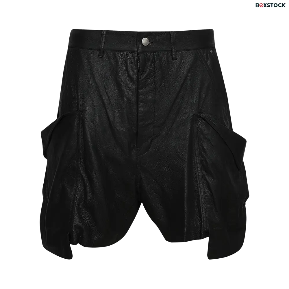 Rick Owens Stefan Cargo Shorts 'Black' Fall/Winter 2024 RU02D6382-LBA-09