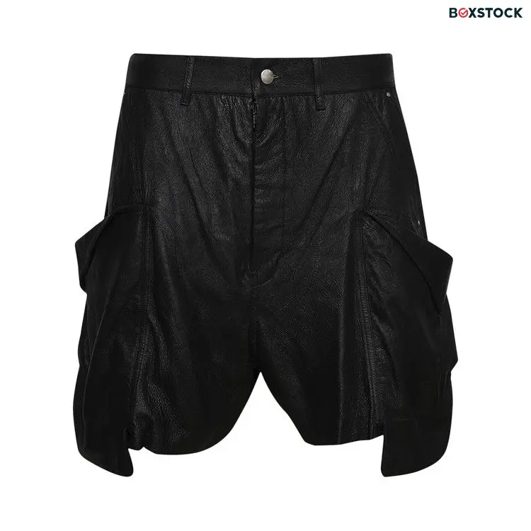 Rick Owens Stefan Cargo Shorts 'Black' Fall/Winter 2024 RU02D6382-LBA-09
