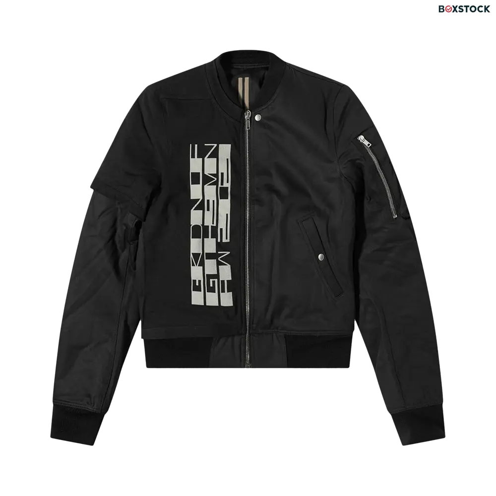 Rick Owens Woven Padded Bomber 'Black' Fall/Winter 2021