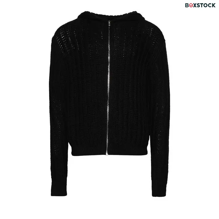 Rick Owens Zipped Hoodie 'Black' Fall/Winter 2024 RU02D6658-KWSSE-09