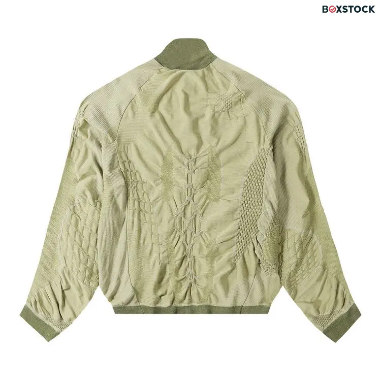 ROA Half Zip 3D Knit Sweater 'Green' Spring/Summer 2024