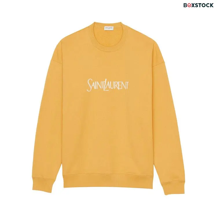 Saint Laurent Basic Sweater 'Yellow/Natural' Tan Spring/Summer 2024