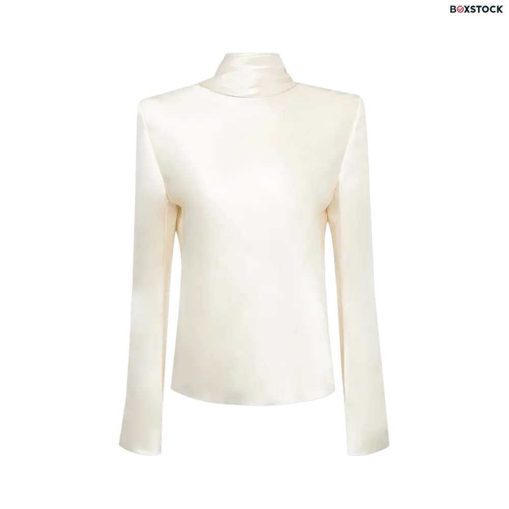 Saint Laurent Draped Crepe...