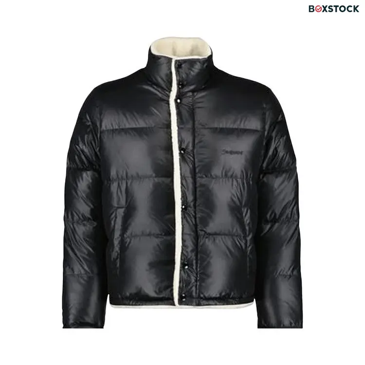 Saint Laurent Doudoune Faux Shearling Jacket 'Brilliant Black' Fall/Winter 2023