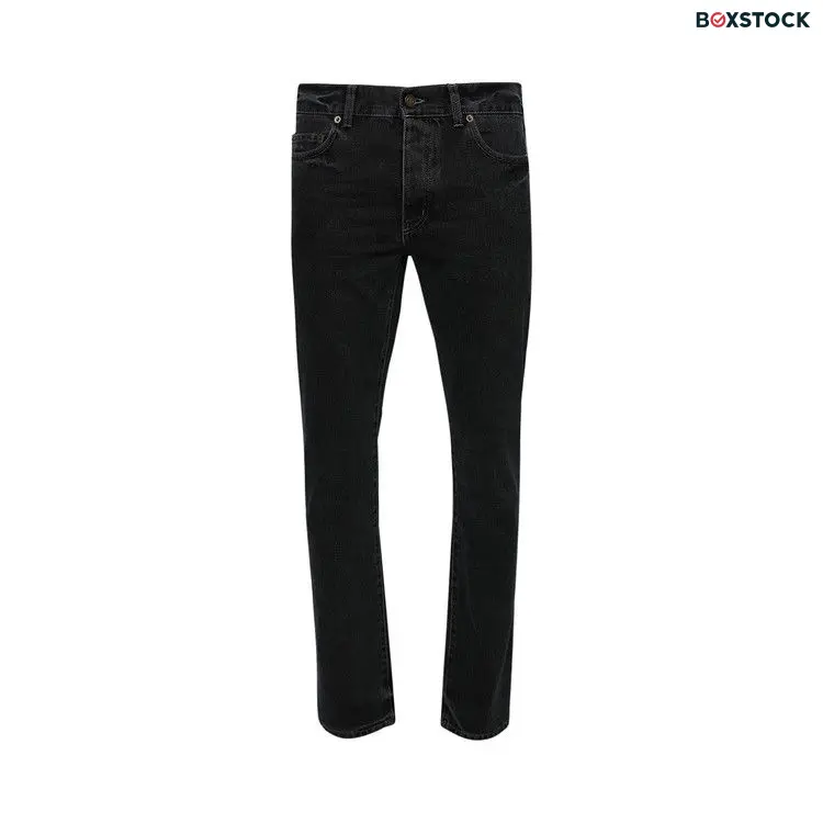 Saint Laurent Slim Fit Straight Pants 'Dark Blue/Black' Spring/Summer 2024