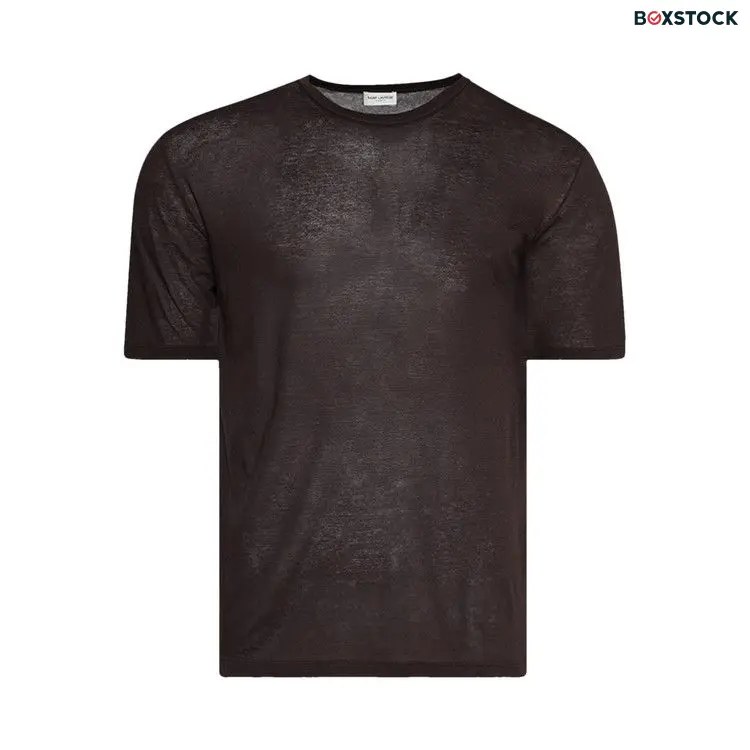 Saint Laurent T-Shirt 'Cacao' Brown Spring/Summer 2024