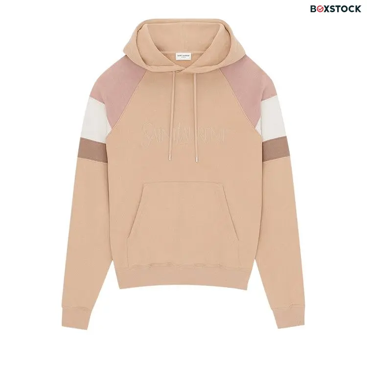 Saint Laurent Vintage Logo Hoodie 'Nude/Rose Givre/Dirt' Multi-Color Spring/Summer 2023