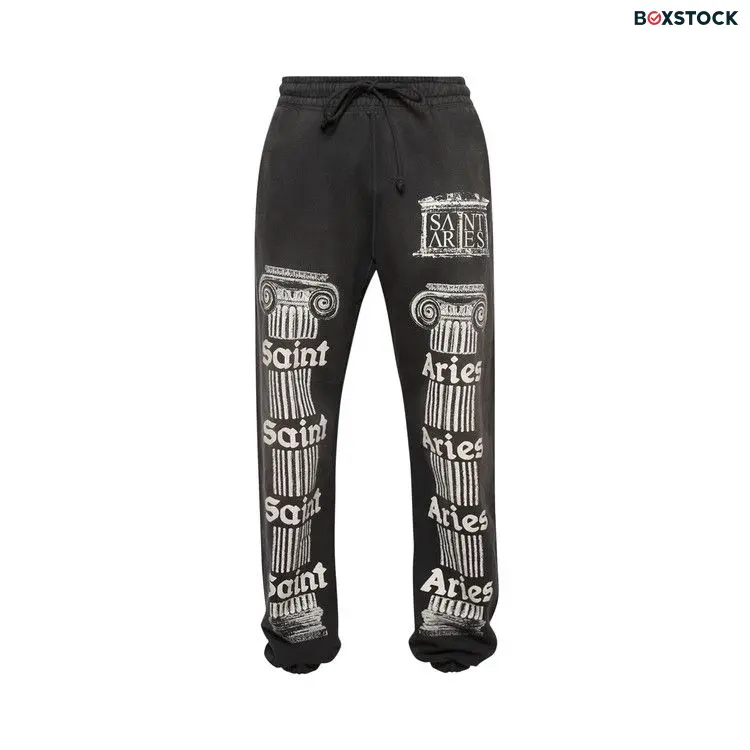 Saint Michael Aries Sweatpants 'Black' Fall/Winter 2023