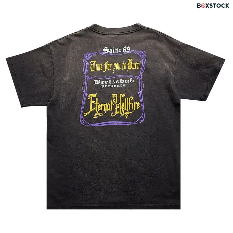 Saint Michael Devil Tee 'Black' Spring/Summer 2023 SM-S23-0000-003