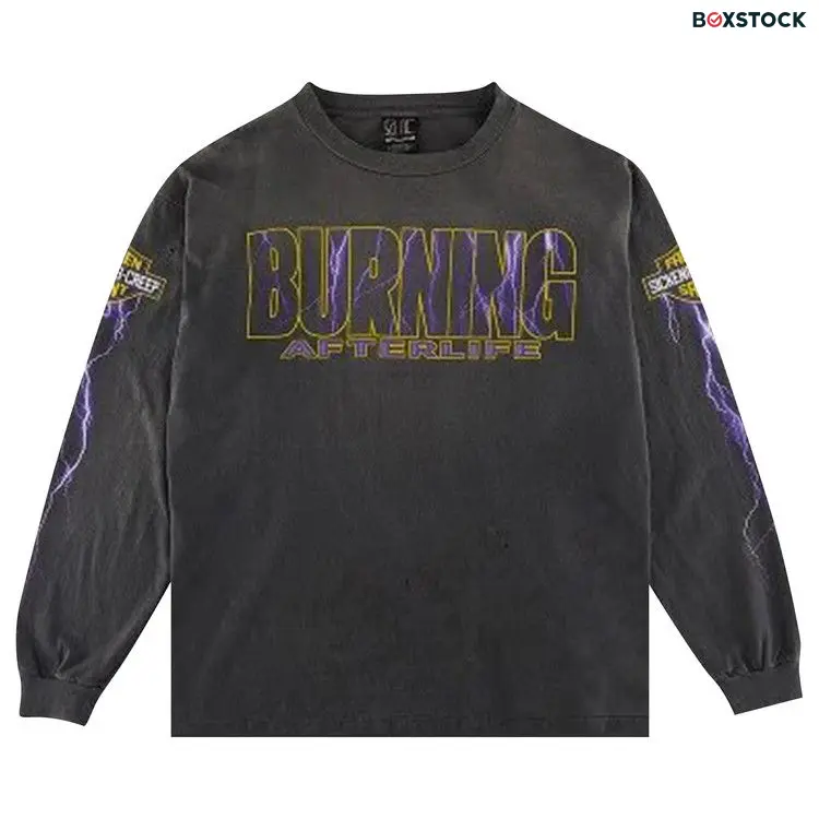 Saint Michael Evil Split Tee 'Black' Spring/Summer 2023