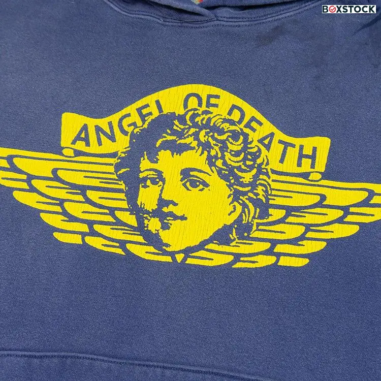 Saint Michael Hoodie Angel 'Navy' Blue