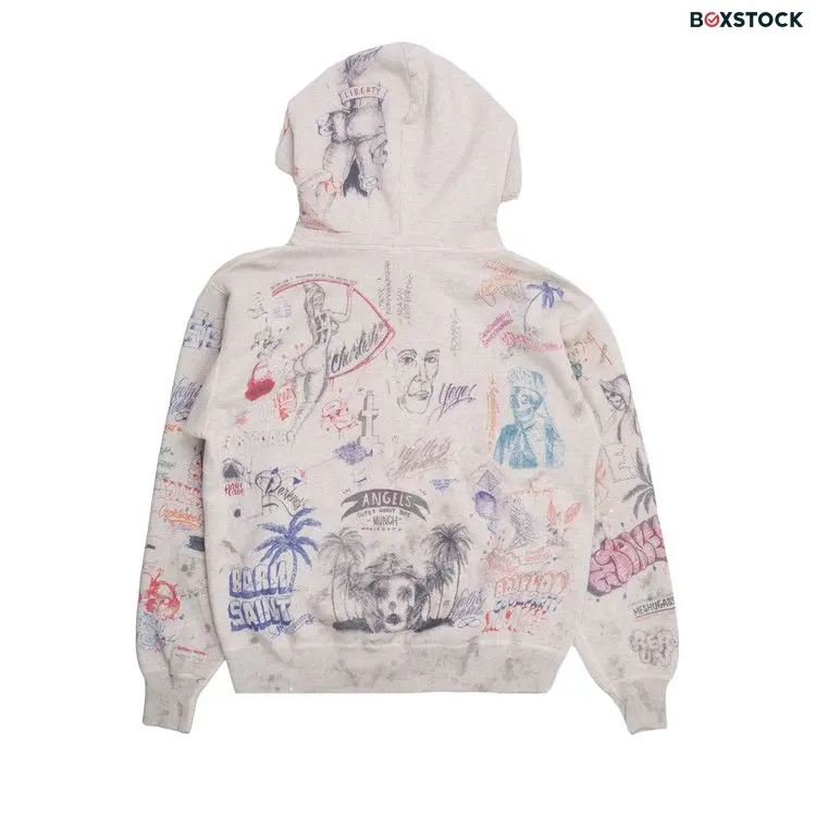 Saint Michael LA Hoodie 'Grey' Spring/Summer 2024