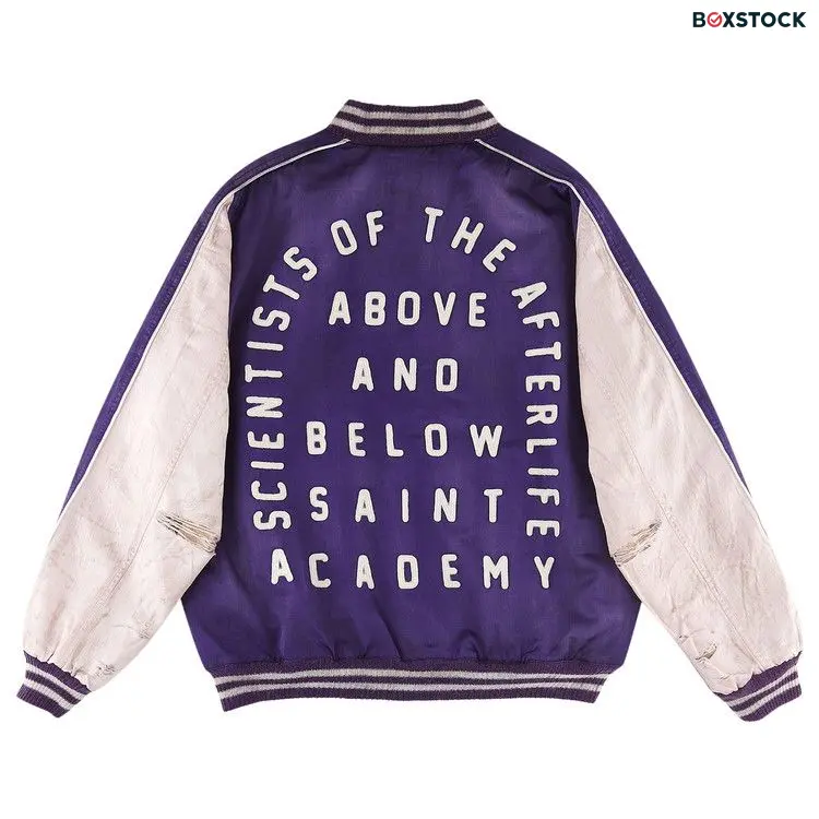 Saint Michael Stadium Jacket 'Purple/Pink' Fall/Winter 2022