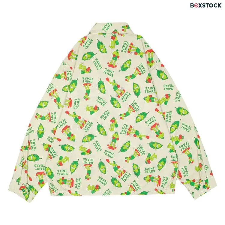 Saint Michael x Denim Tears Boxer Coach Jacket 'White' Spring/Summer 2024